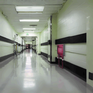 Folding Chair Long Hallways
