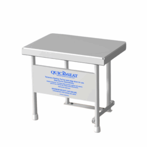 A picture of Quick-Seat Folding Chair in white Color