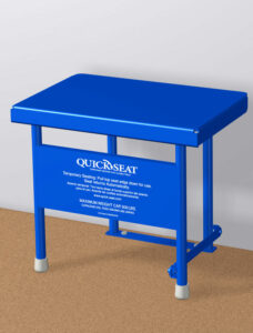 Quick Seat Folding Chair in color Blue