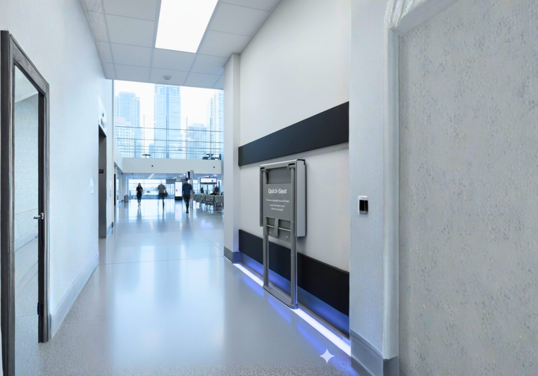 Quick Seat Folding Chair Airports